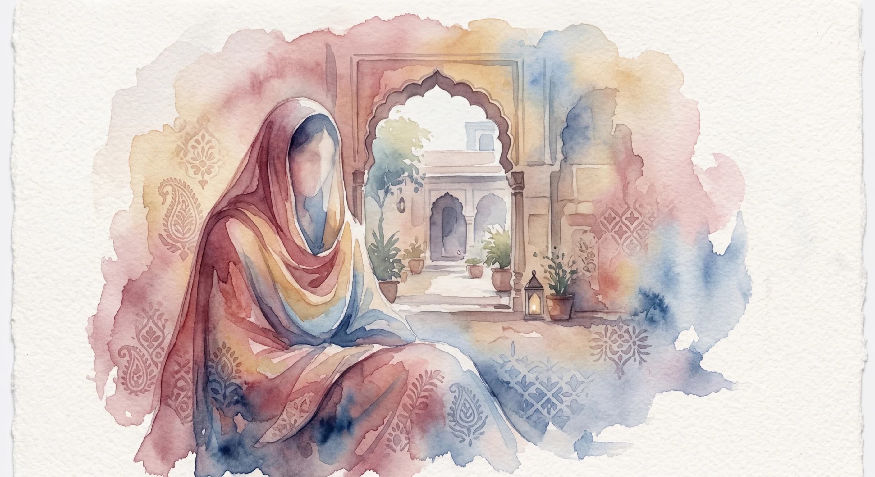Artistic representation of Pardah