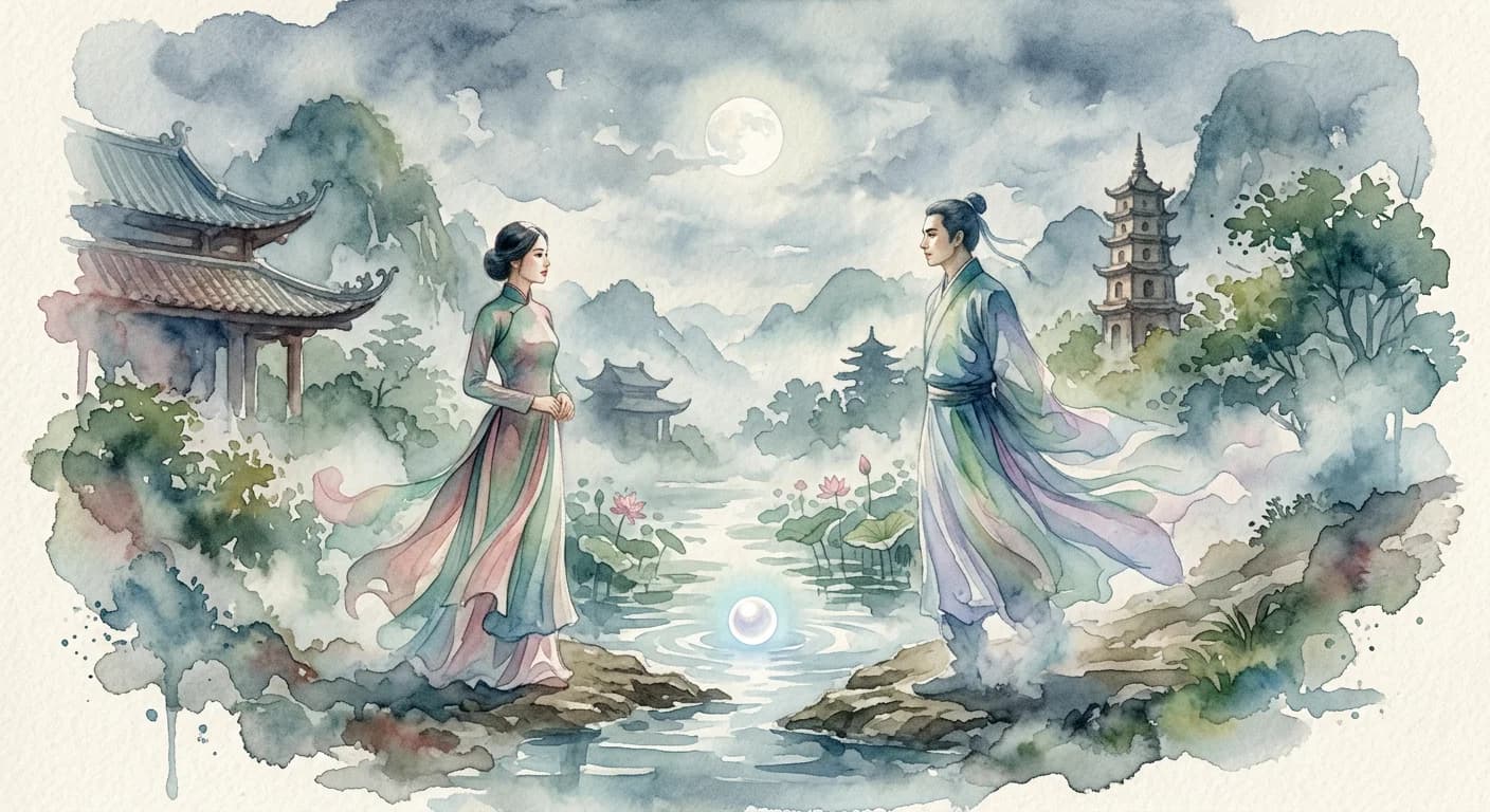 Artistic representation of Duyên nợ