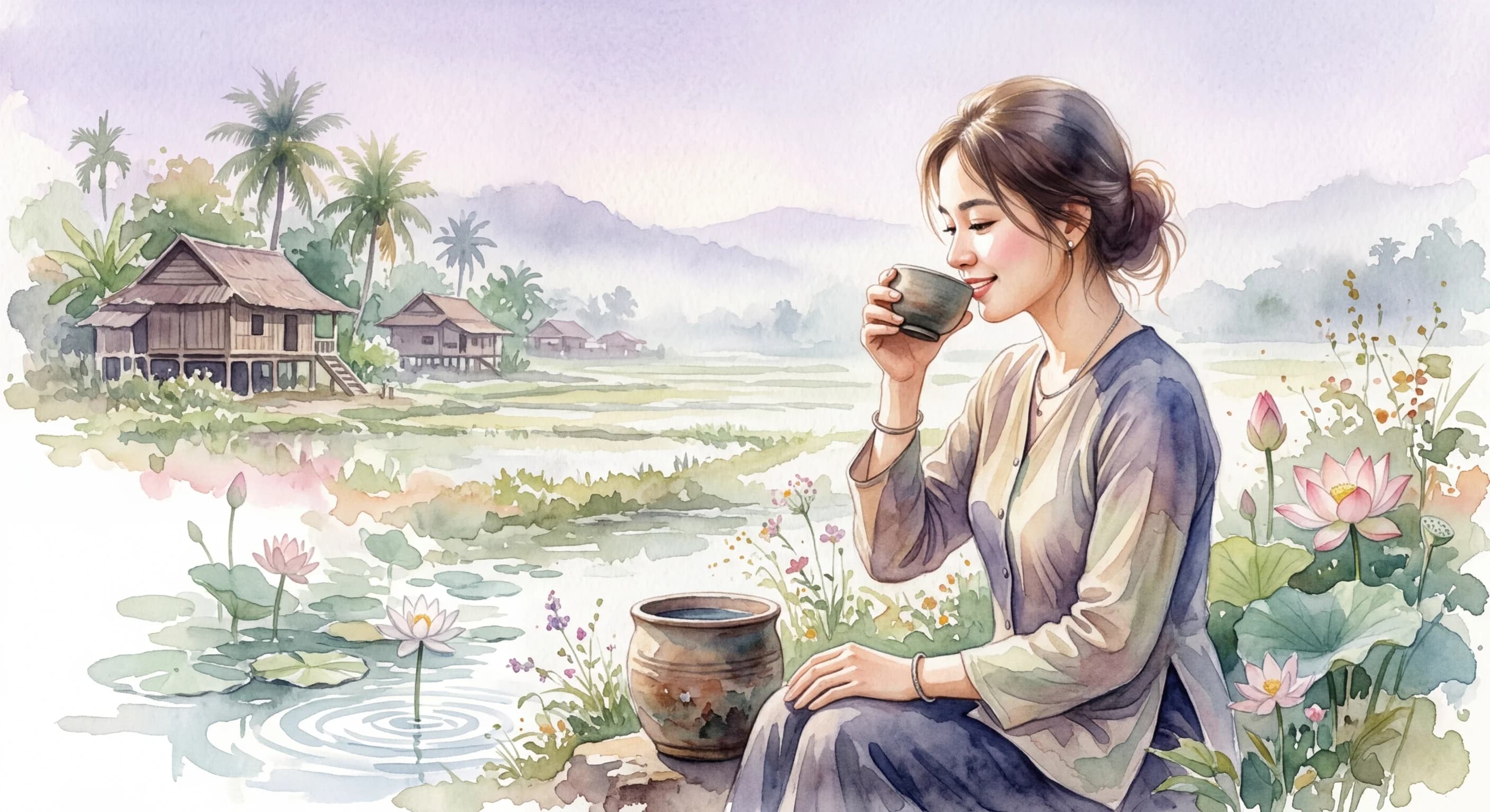 Artistic representation of Uống nước nhớ nguồn