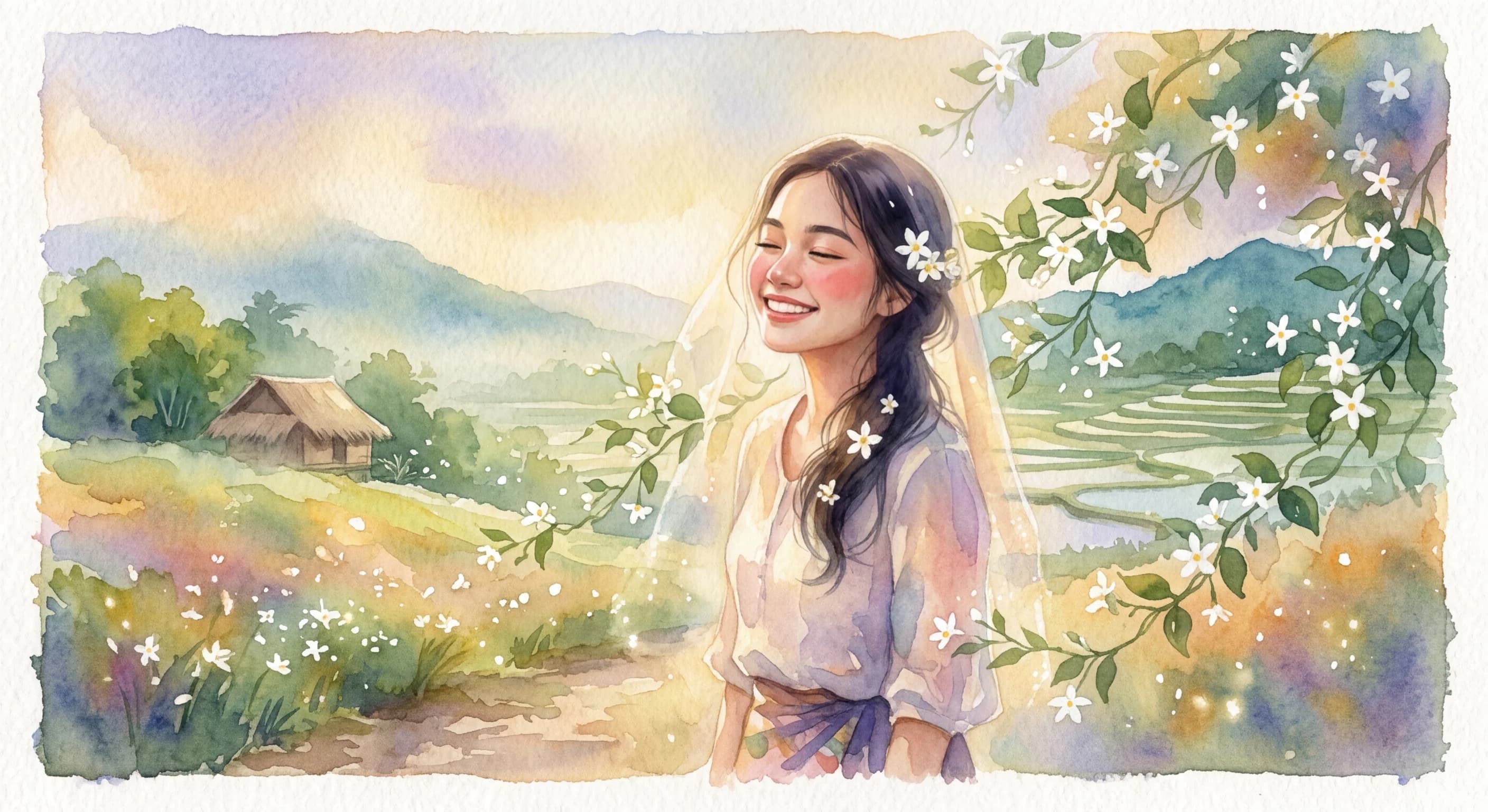 Artistic representation of Kilig