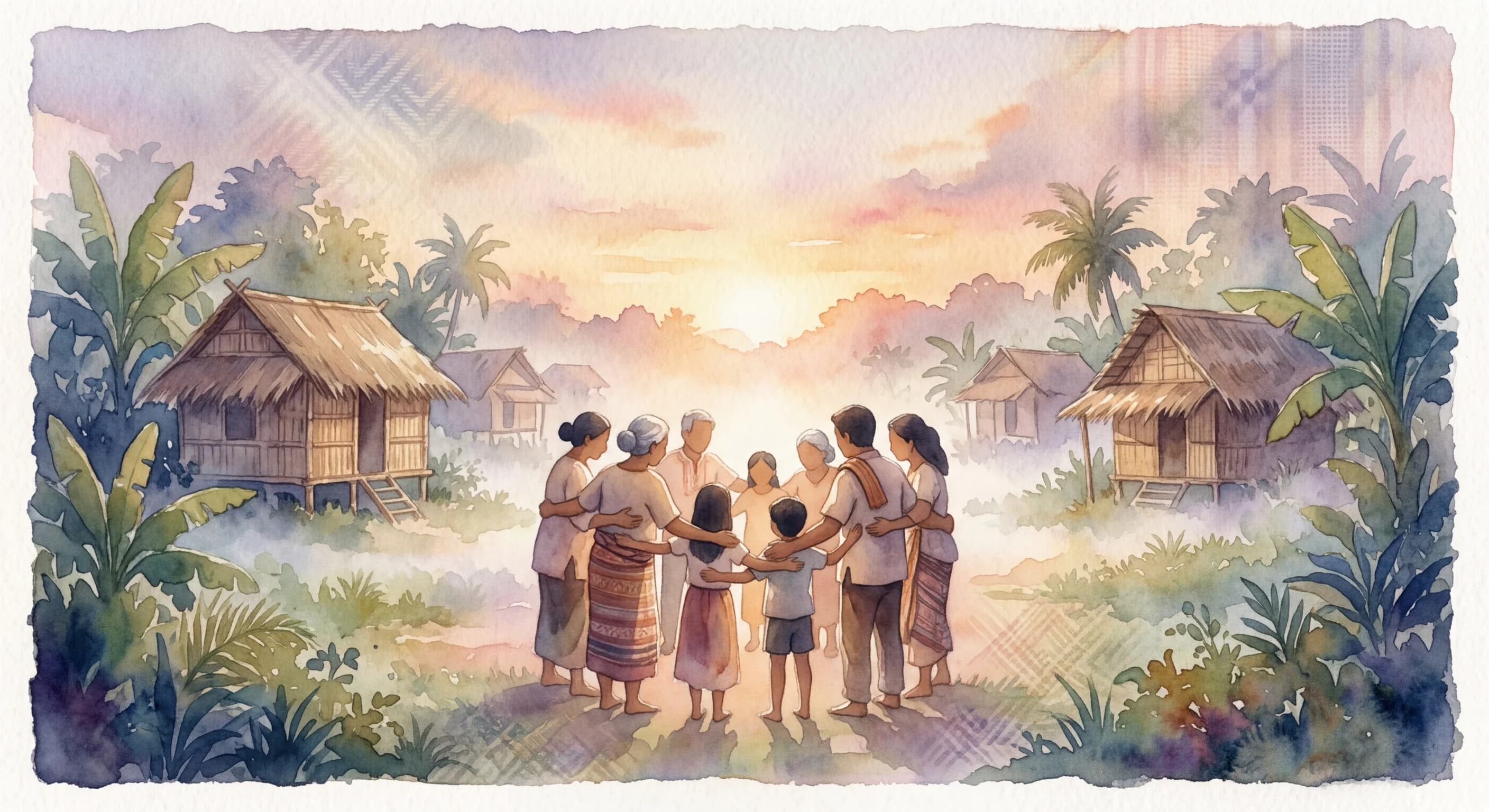 Artistic representation of Kapit-bisig