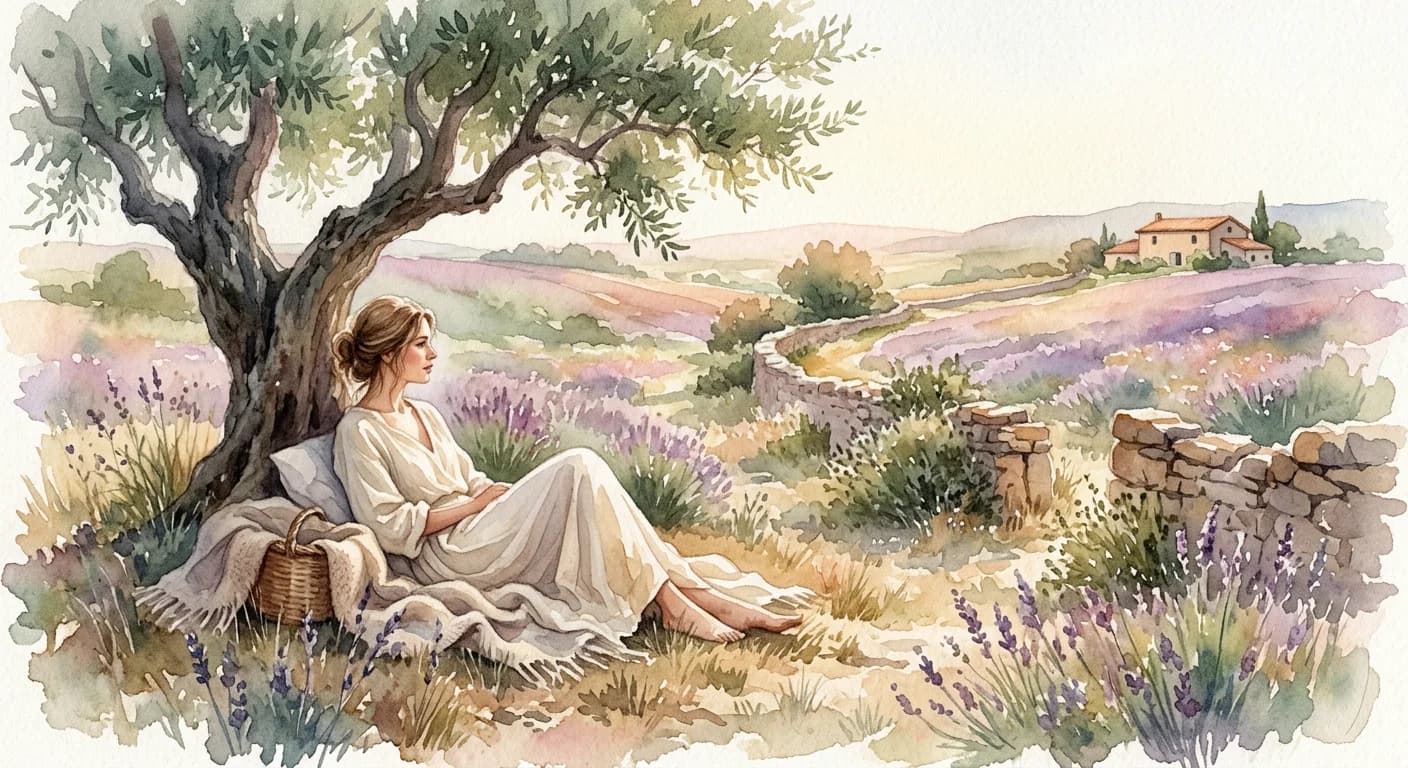 Artistic representation of langueur